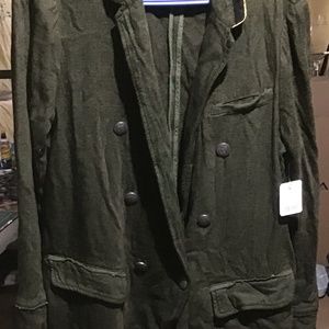 BNWT Free people Green Military Jacket